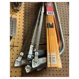 5 bow saws with 8 new blades