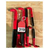 1 - 8 piece set of new insulated Allen wrenches 1/8 inch to 1/2 inch, by WIHA