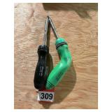 2 rare SNAP ON screwdrivers with pistol grip color