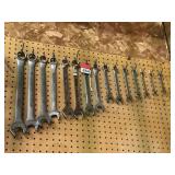15 piece wrench set, AIGO brand, owned for over 60 years
