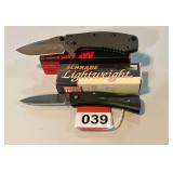Kershaw CRYO new with box and Schrade Lightweight knife with box new