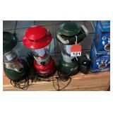 3 Rechargeable camp lanterns all charge fine with 2 new rechargeable batteries still in the box