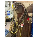 1 Stringer safety pole belt with 2 lanyards