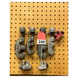 4 - 1-1/8 inch to 1/8 inch tubing cutters