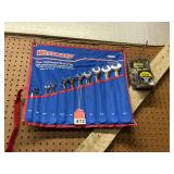 1 new set of 5/16 to 15/16 wrenches Westward, 1 new 25 ft. Stanley tape