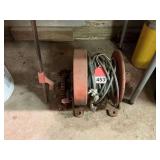 Gold Foundry winch with 50 ft. of 3/8 cable and hook, 2 speed, purchased from the foundry in Independence, Mo. in 1990