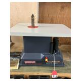 Craftsman Oscillating spindle sander with 20 assorted sanding sleeves, less table