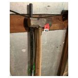 1 sledge, 1 double bit ax and 1 - 5 ft. rock bar