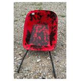 1 vintage wheelbarrow, bought at Scarcliff Hardware in Holden, Mo. late 1940