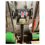 1 - 1/2 HP 6 inch floor standing grinder, Continental mounted to floor