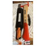 Stihl Woodcutter Ax with Northwest trail knife and Paracuda FS Machete