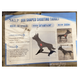 Dog Shaped Shooting Target