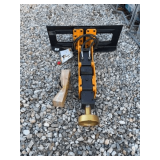Skid Steer Post Driver - [Skid Steer Attachments]