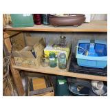 Pioneer Turntable, Clairol Foot Fixer, and Glass Jars