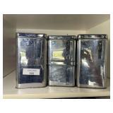 Lincoln Beautyware Chrome Kitchen Canister Set