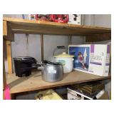 Presto FryDaddy, Columbian Combinet, and Wear-Ever Pressure Cooker