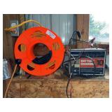 Schauer Solid State Battery Charger and Extension Cord Reel