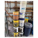 Five-Gallon Plastic Buckets