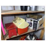 Thermos Cooler, Sears Blow Dryer, and Monsoon Audio System