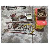 Assorted Farmall Equipment Parts and Hardware Lot