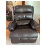 La-Z-Boy Brown Leather Rocker Recliner