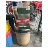 Clear Plastic Storage Containers with Lids and Carboard Drums