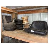 Craftsman Lawn Tractor Seat and Assorted Wheels