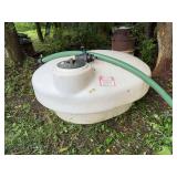 210 Gallon Pickup Polyethylene Storage Tank with Hose and Valve