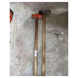 Sledgehammers with Wooden Handles