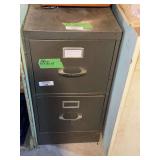 Two-Drawer Metal File Cabinet