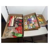 Farmall 560 Diesel Wall-Mounted Key Rack and Collection of Tractor Show Memorabilia