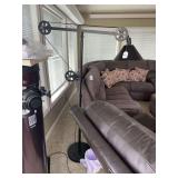 Industrial Style Pulley Floor Lamp