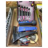 Husky 5-Piece Ratcheting Universal Wrench Set and Assorted Hand Tools