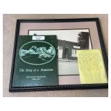 Bolckow, Missouri Historical Book and Framed Post Office Photograph