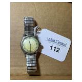 Elgin Shockmaster Wristwatch with Stainless Steel Expansion Band