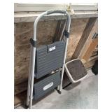 Cosco Folding Step Ladder and Stylaire Step Stool