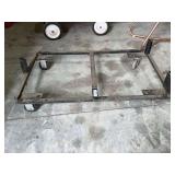 Metal Rolling Dolly Frame with Casters
