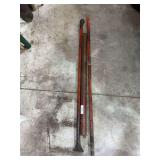 Metal Pry Bars and Threaded Cheater Pipe Section