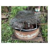 Assorted Fencing Wire and Metal Rim