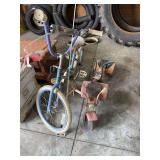 Western Flyer Island Hopper Bicycle and Two Children