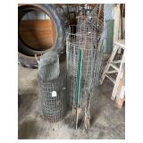 Wire Fencing Rolls and Metal Fence Posts