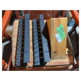 Wall-Mounted Jewelry and Organizer Set with Wooden Shelf