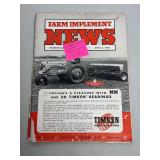 Farm Implement News Magazine April 7 1949 with Mayrath Tractor Advertisement