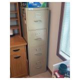 Four-Drawer Metal Filing Cabinet