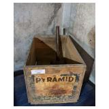 Pyramid Brand Apple Crate with Wooden Mallet