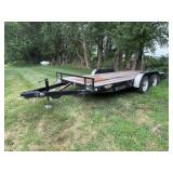 2006 H&H Speedloader Tilt Trailer 18"x82" between fenders, 7000lb cap