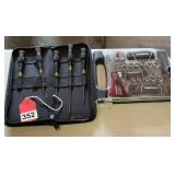 New Klein miniature screwdriver set in case, 1 new Husky tool kit,