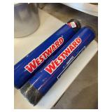 2 new large rolls of drawer lining material – 115 inch x 22 ½ inch