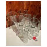 I know more dreaded glass vases, just be kind - 13 total