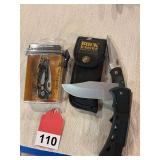 Vintage new Buck 446C Goliath folder & sheath, Smart knife is a sleeper lot!